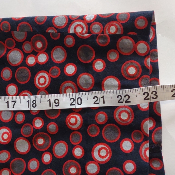 Marc Jacobs lined navy and red circle skirt size 2 - Picture 6 of 11